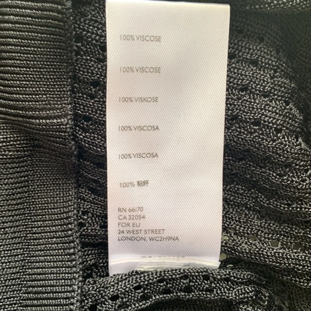 Free‎ People H20 Crew Pullover Black size S NWT